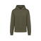 Sudadera oversize capucha unisex K4018. Color caqui claro.