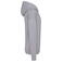 Sudadera oversize capucha unisex K4018. Color gris oxford.