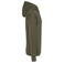 Sudadera oversize capucha unisex K4018. Color caqui claro.