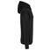 Sudadera oversize capucha unisex K4018. Color negro.