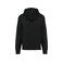 Sudadera oversize capucha unisex K4018. Color negro.