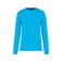 Sudadera reciclada unisex K4025. Color turquesa marino.