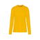 Sudadera reciclada unisex K4025. Color amarillo.