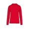 Sudadera reciclada unisex K4025. Color rojo.