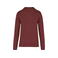 Sudadera reciclada unisex K4025. Color vino.