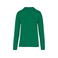 Sudadera reciclada unisex K4025. Color verde kelly.