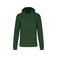 Sudadera capucha reciclado niño K4029. Color verde bosque.