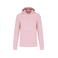 Sudadera capucha reciclado niño K4029. Color rosa pálido.