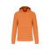 Sudadera capucha reciclado niño K4029. Color naranja claro.