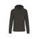 Sudadera capucha reciclado niño K4029. Color gris oscuro.