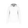 Sudadera capucha reciclado niño K4029. Color blanco.