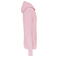 Sudadera capucha reciclado niño K4029. Color rosa pálido.