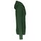 Sudadera capucha reciclado niño K4029. Color verde bosque.