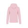 Sudadera capucha reciclado niño K4029. Color rosa pálido.