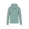 Sudadera capucha reciclado niño K4029. Color salvia.