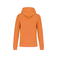 Sudadera capucha reciclado niño K4029. Color naranja claro.