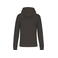 Sudadera capucha reciclado niño K4029. Color gris oscuro.