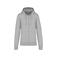 Sudadera capucha y cremallera reciclado hombre K4030. Color gris oxford.