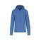 Sudadera capucha y cremallera reciclado hombre K4030. Color azul real claro.