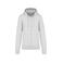 Sudadera capucha y cremallera reciclado hombre K4030. Color brezo ceniza.