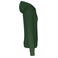 Sudadera capucha y cremallera reciclado hombre K4030. Color verde bosque.