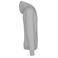 Sudadera capucha y cremallera reciclado hombre K4030. Color gris oxford.