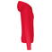 Sudadera capucha y cremallera reciclado hombre K4030. Color rojo.