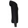 Sudadera capucha y cremallera reciclado hombre K4030. Color negro.