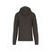 Sudadera capucha y cremallera reciclado hombre K4030. Color gris oscuro.