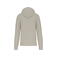 Sudadera capucha y cremallera reciclado hombre K4030. Color arcilla.
