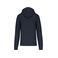 Sudadera capucha y cremallera reciclado hombre K4030. Color azul marino.