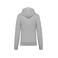 Sudadera capucha y cremallera reciclado hombre K4030. Color gris oxford.