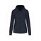 Sudadera capucha y cremallera reciclado mujer K4031. Color azul marino.