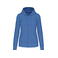 Sudadera capucha y cremallera reciclado mujer K4031. Color azul real claro.