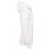 Sudadera capucha y cremallera reciclado mujer K4031. Color blanco.