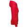 Sudadera capucha y cremallera reciclado mujer K4031. Color rojo.
