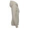 Sudadera capucha y cremallera reciclado mujer K4031. Color arcilla.