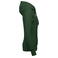 Sudadera capucha y cremallera reciclado mujer K4031. Color verde bosque.