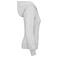 Sudadera capucha y cremallera reciclado mujer K4031. Color brezo ceniza.