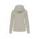 Sudadera capucha y cremallera reciclado mujer K4031. Color arcilla.
