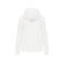 Sudadera capucha y cremallera reciclado mujer K4031. Color blanco.