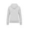 Sudadera capucha y cremallera reciclado mujer K4031. Color brezo ceniza.