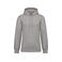 Sudadera capucha unisex K4037. Color gris oxford.