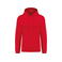 Sudadera capucha unisex K4037. Color rojo.