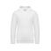 Sudadera capucha niño K4039. Color blanco.