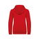 Sudadera capucha niño K4039. Color rojo.