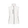 Chaleco softshell mujer K404. Color blanco.