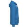 Sudadera capucha reciclada unisex K4041. Color azul real claro.