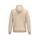 Sudadera capucha reciclada unisex K4041. Color arena clara.