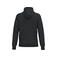 Sudadera capucha reciclada unisex K4041. Color negro.